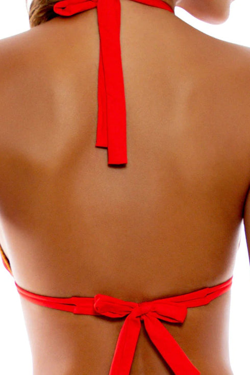 Luli Fama Luli Chic Triangle Halter Top